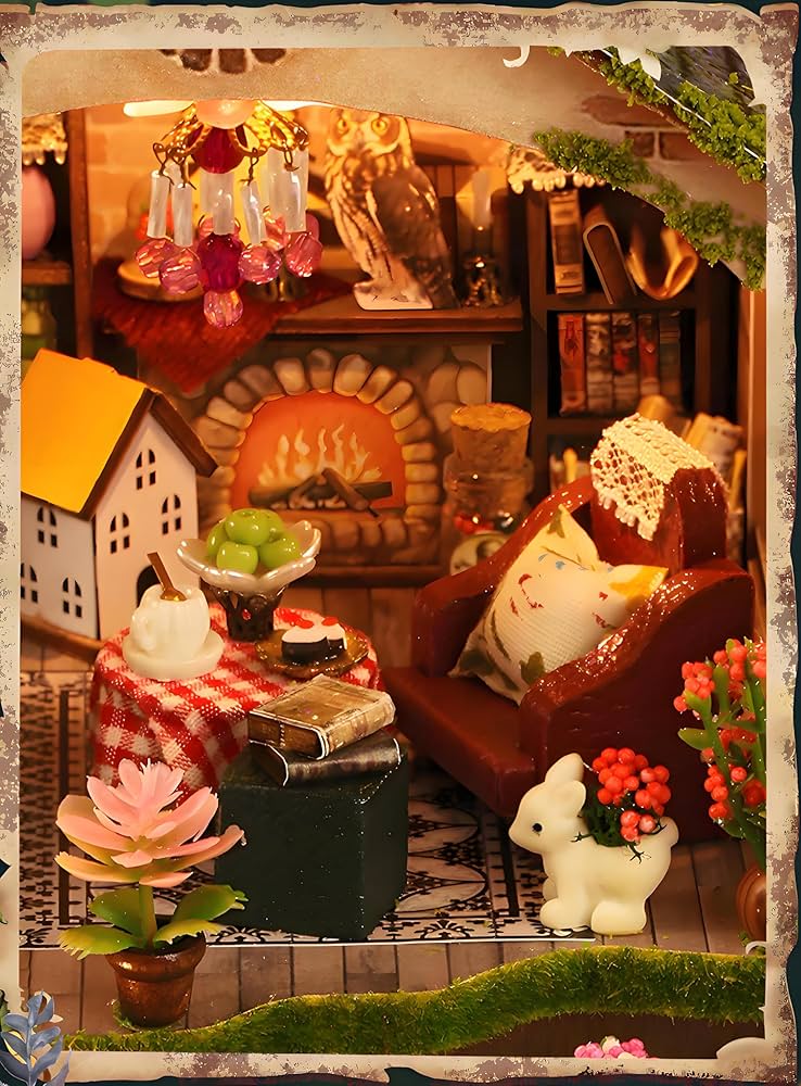 Amazon.co.jp: DIY ミニチュアハウスキット タイニーハウス